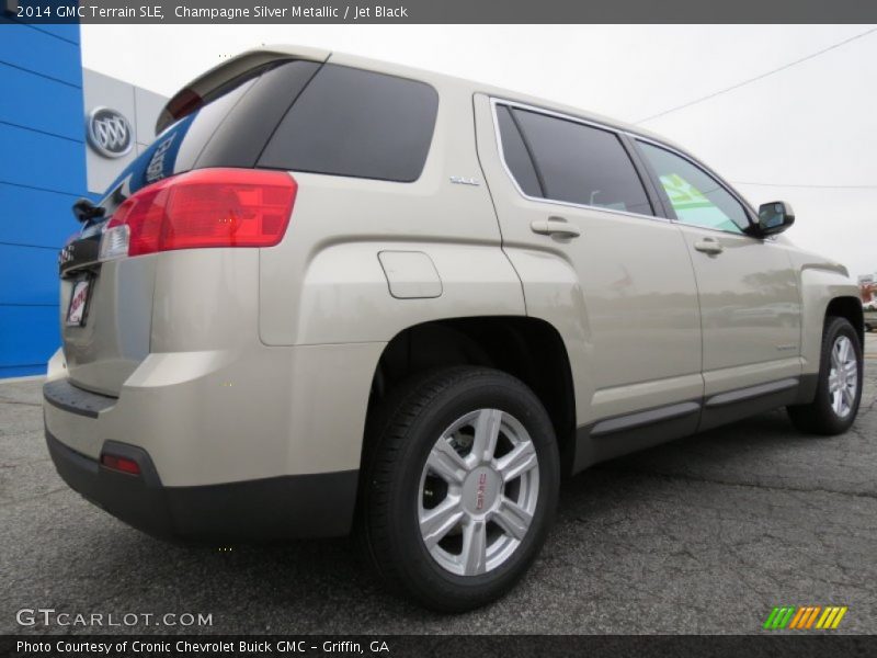 Champagne Silver Metallic / Jet Black 2014 GMC Terrain SLE
