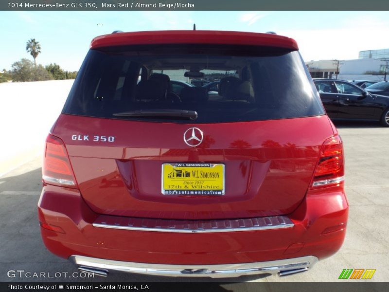 Mars Red / Almond Beige/Mocha 2014 Mercedes-Benz GLK 350