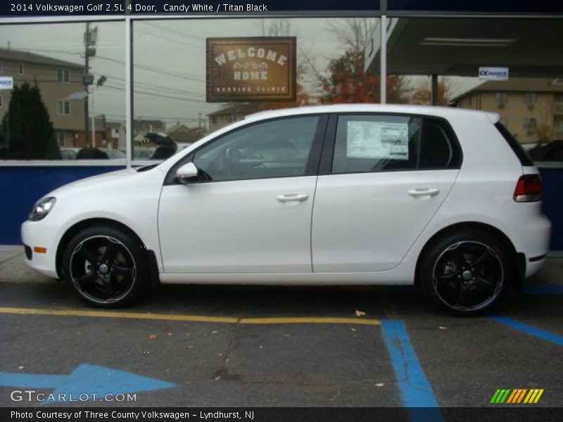 Candy White / Titan Black 2014 Volkswagen Golf 2.5L 4 Door