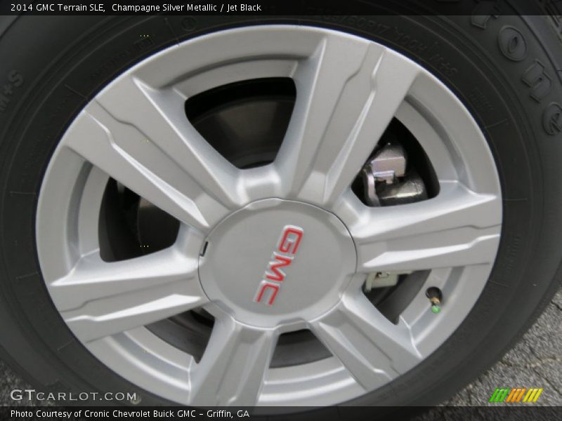 Champagne Silver Metallic / Jet Black 2014 GMC Terrain SLE