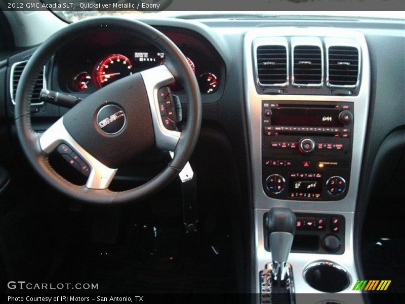 Quicksilver Metallic / Ebony 2012 GMC Acadia SLT