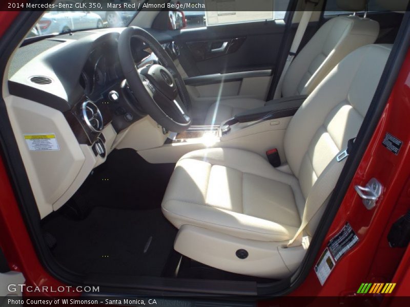 Mars Red / Almond Beige/Mocha 2014 Mercedes-Benz GLK 350