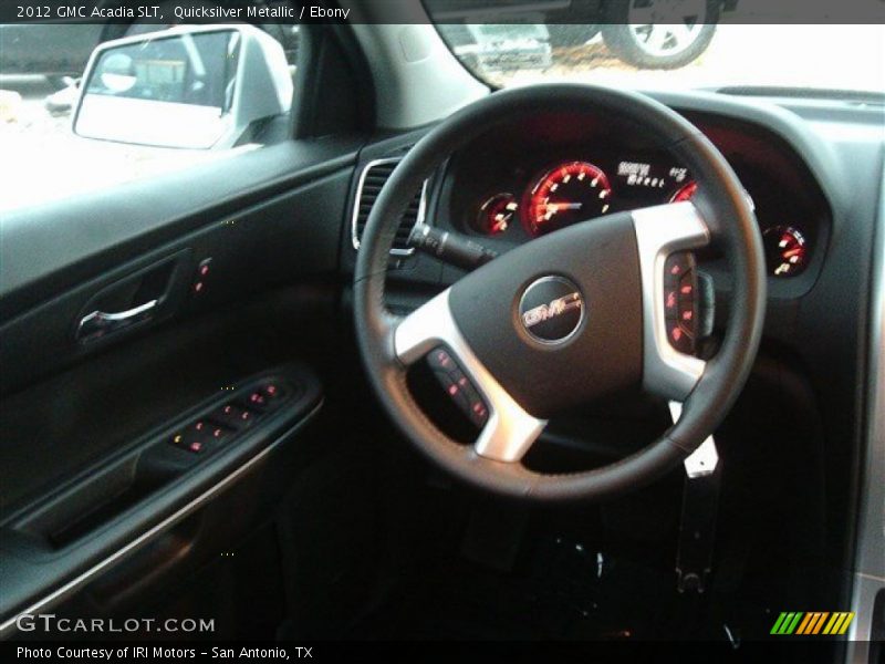 Quicksilver Metallic / Ebony 2012 GMC Acadia SLT