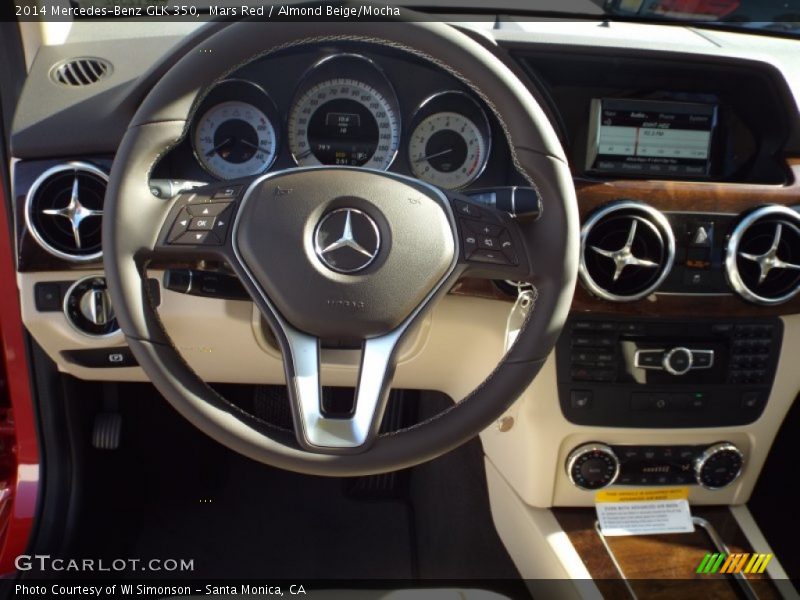 Mars Red / Almond Beige/Mocha 2014 Mercedes-Benz GLK 350
