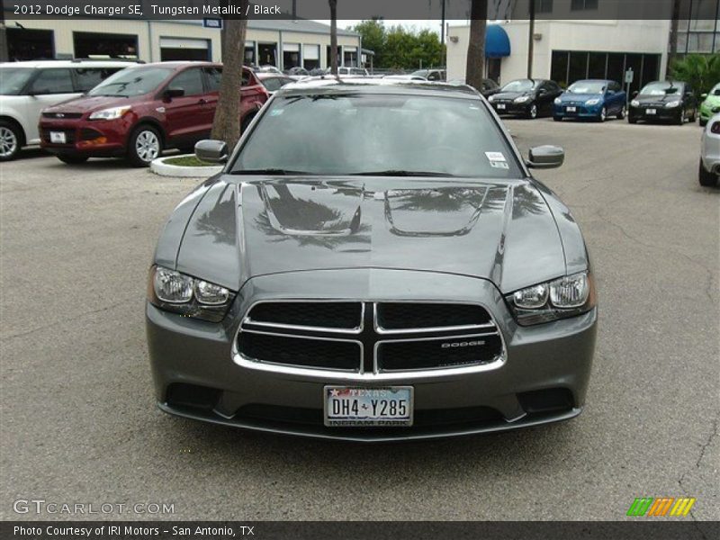 Tungsten Metallic / Black 2012 Dodge Charger SE