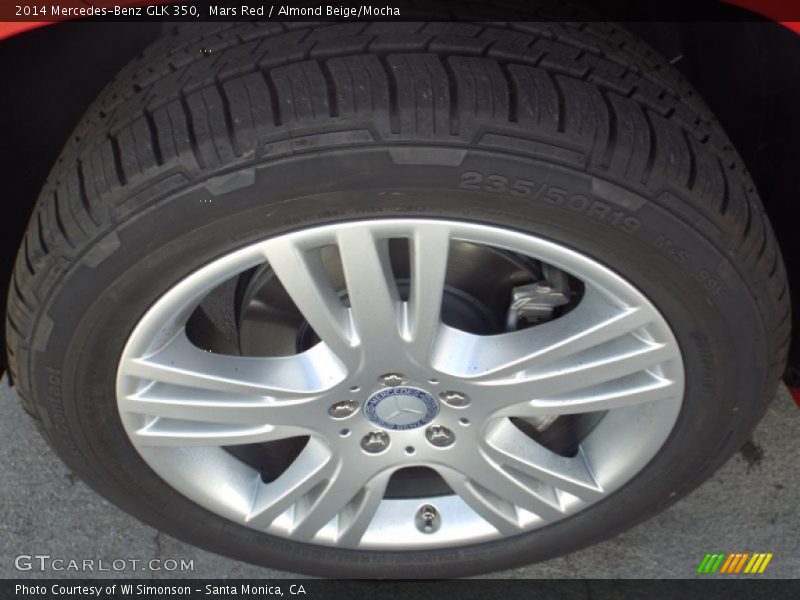 Mars Red / Almond Beige/Mocha 2014 Mercedes-Benz GLK 350