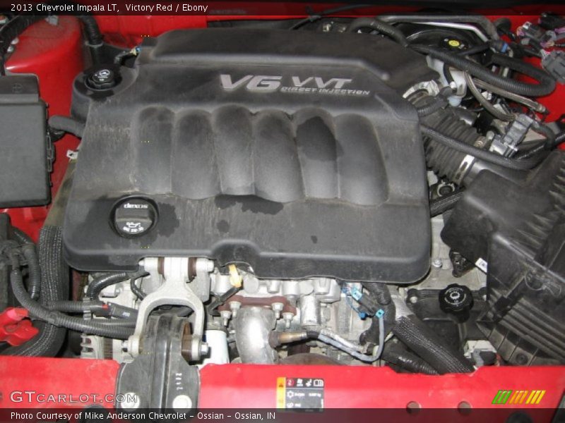 Victory Red / Ebony 2013 Chevrolet Impala LT
