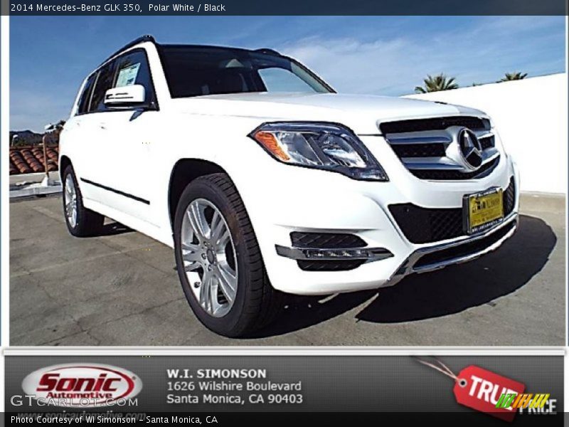 Polar White / Black 2014 Mercedes-Benz GLK 350