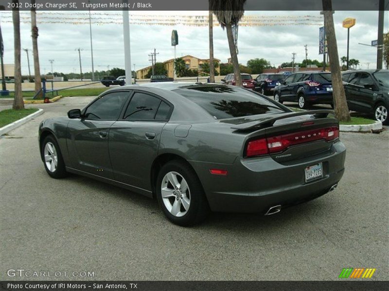 Tungsten Metallic / Black 2012 Dodge Charger SE