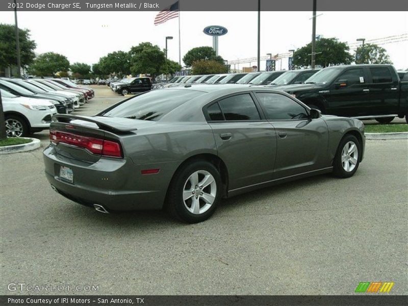 Tungsten Metallic / Black 2012 Dodge Charger SE