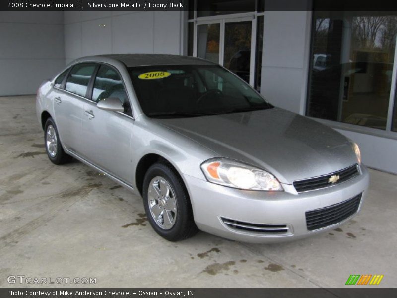 Silverstone Metallic / Ebony Black 2008 Chevrolet Impala LT