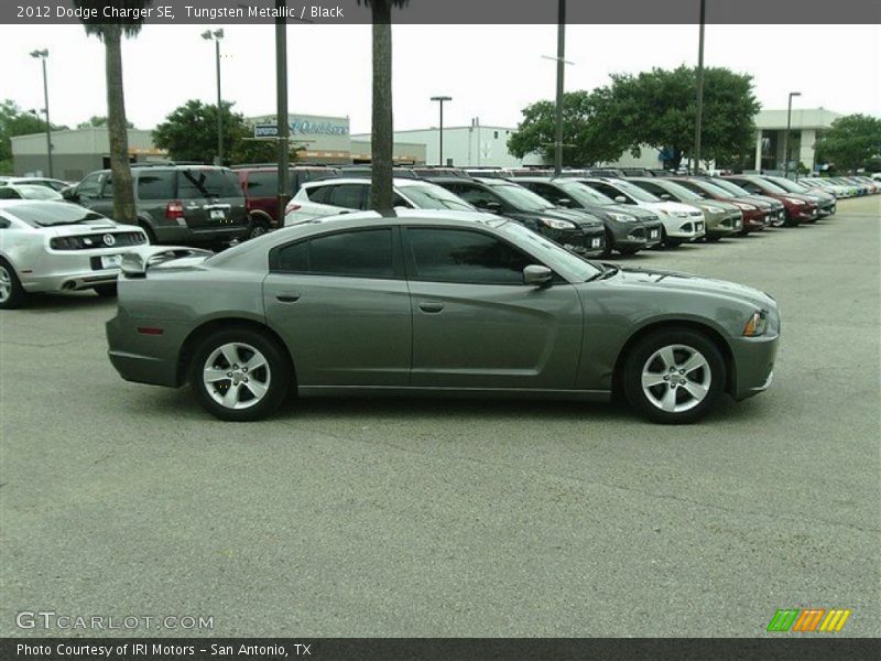 Tungsten Metallic / Black 2012 Dodge Charger SE