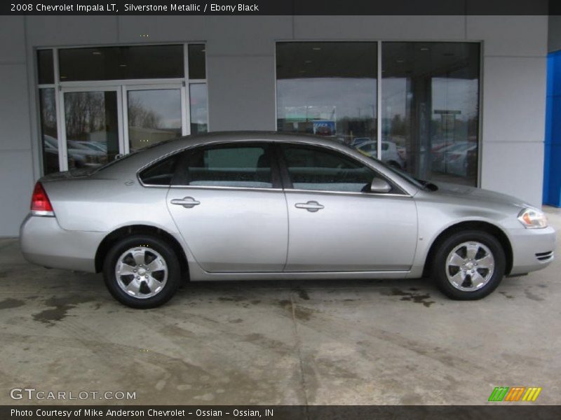 Silverstone Metallic / Ebony Black 2008 Chevrolet Impala LT