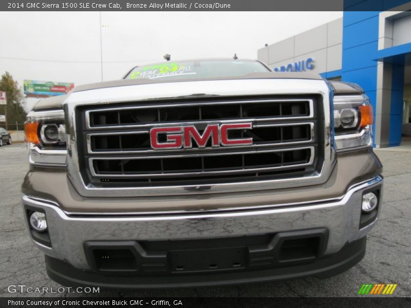 Bronze Alloy Metallic / Cocoa/Dune 2014 GMC Sierra 1500 SLE Crew Cab