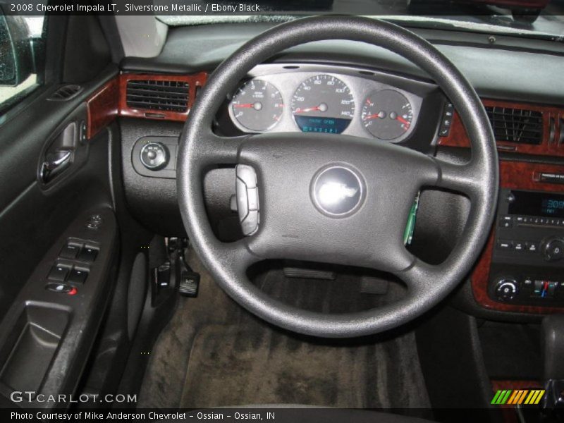 Silverstone Metallic / Ebony Black 2008 Chevrolet Impala LT