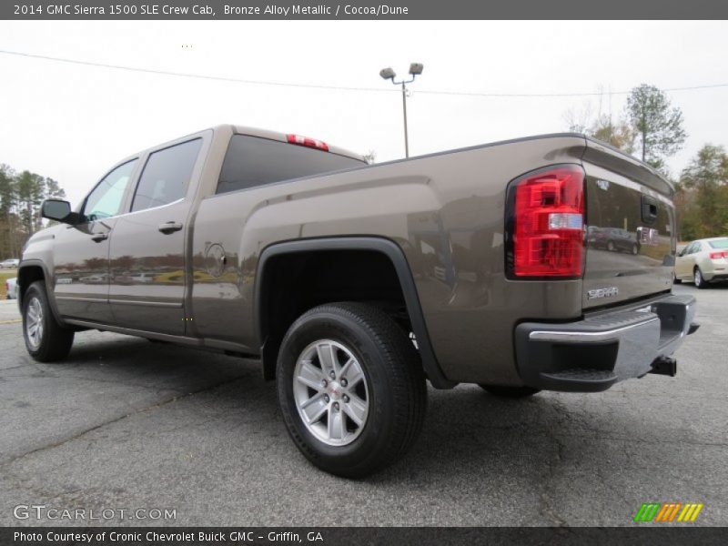 Bronze Alloy Metallic / Cocoa/Dune 2014 GMC Sierra 1500 SLE Crew Cab