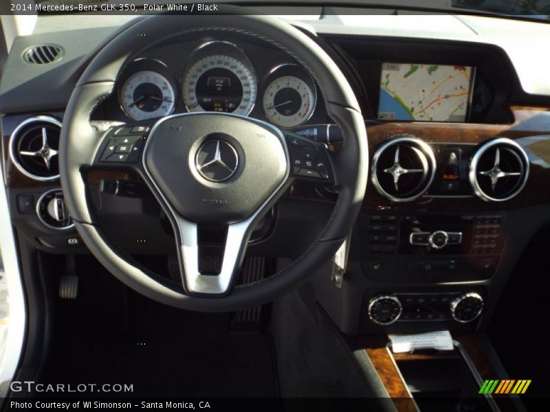 Polar White / Black 2014 Mercedes-Benz GLK 350