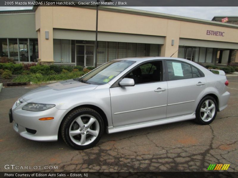 Glacier Silver Metallic / Black 2005 Mazda MAZDA6 i Sport Hatchback