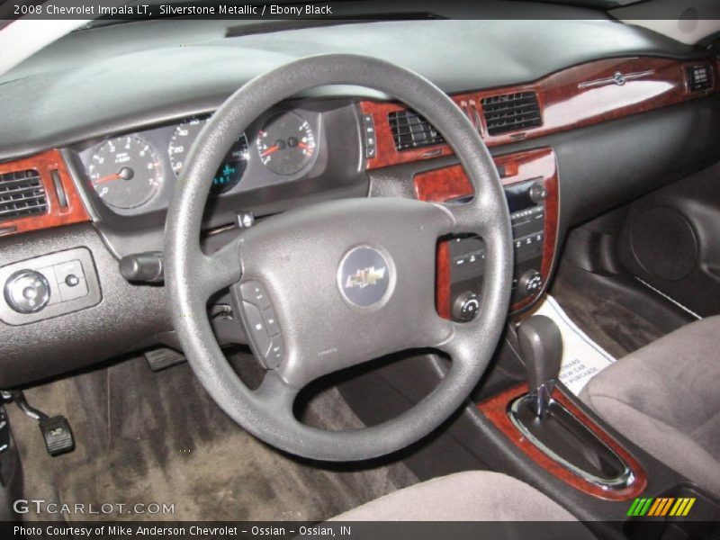 Silverstone Metallic / Ebony Black 2008 Chevrolet Impala LT