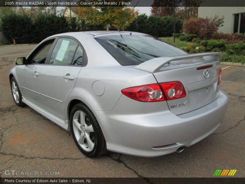 Glacier Silver Metallic / Black 2005 Mazda MAZDA6 i Sport Hatchback