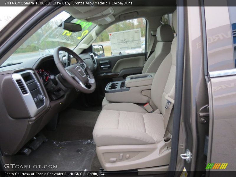 Bronze Alloy Metallic / Cocoa/Dune 2014 GMC Sierra 1500 SLE Crew Cab