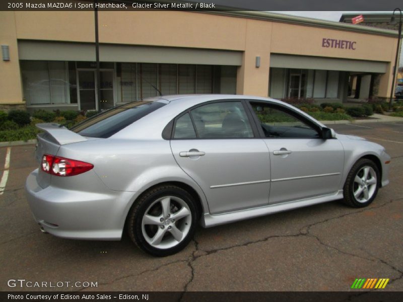 Glacier Silver Metallic / Black 2005 Mazda MAZDA6 i Sport Hatchback