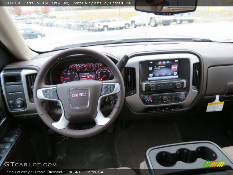 Bronze Alloy Metallic / Cocoa/Dune 2014 GMC Sierra 1500 SLE Crew Cab