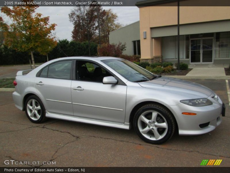 Glacier Silver Metallic / Black 2005 Mazda MAZDA6 i Sport Hatchback