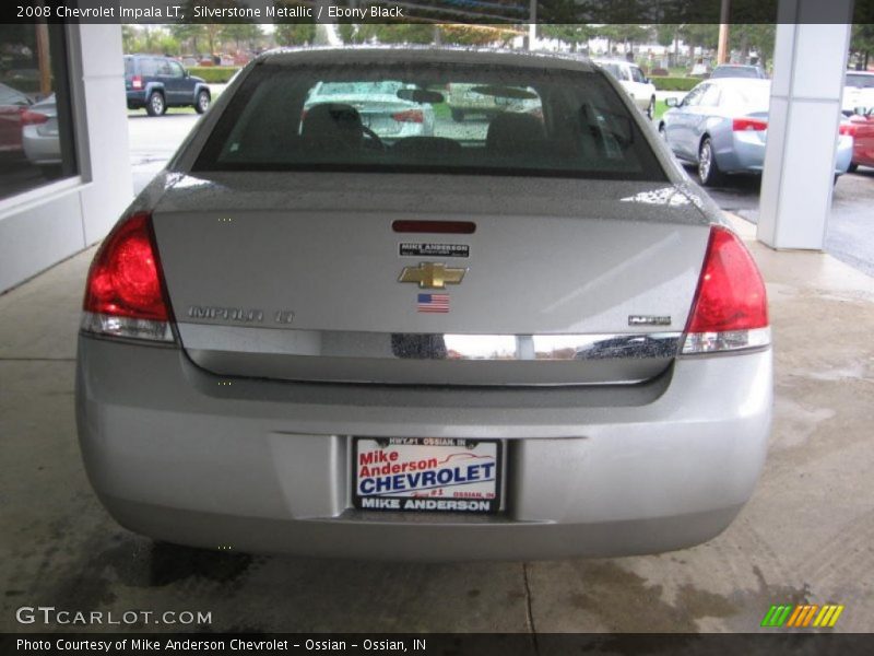 Silverstone Metallic / Ebony Black 2008 Chevrolet Impala LT