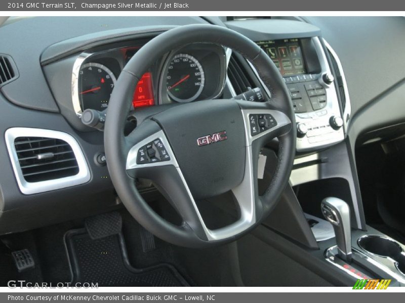 Champagne Silver Metallic / Jet Black 2014 GMC Terrain SLT