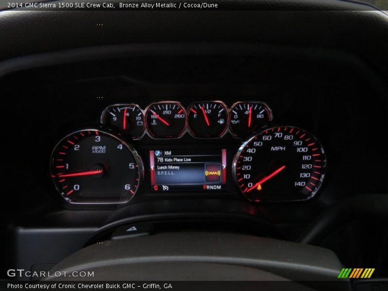 Bronze Alloy Metallic / Cocoa/Dune 2014 GMC Sierra 1500 SLE Crew Cab