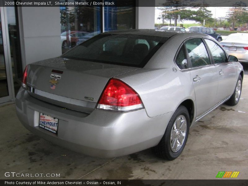 Silverstone Metallic / Ebony Black 2008 Chevrolet Impala LT