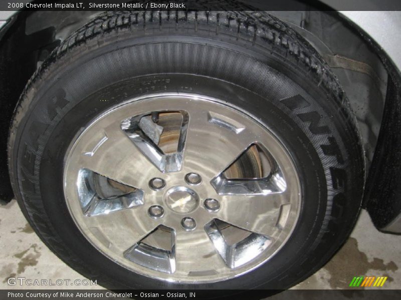 Silverstone Metallic / Ebony Black 2008 Chevrolet Impala LT