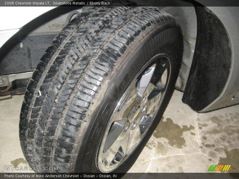 Silverstone Metallic / Ebony Black 2008 Chevrolet Impala LT
