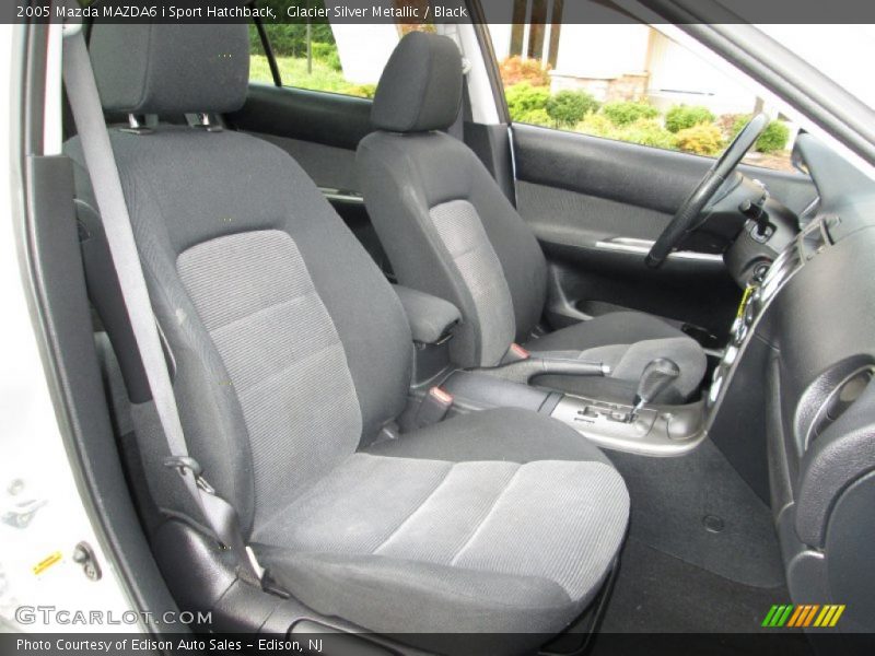 Glacier Silver Metallic / Black 2005 Mazda MAZDA6 i Sport Hatchback