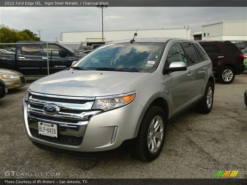 Ingot Silver Metallic / Charcoal Black 2013 Ford Edge SEL