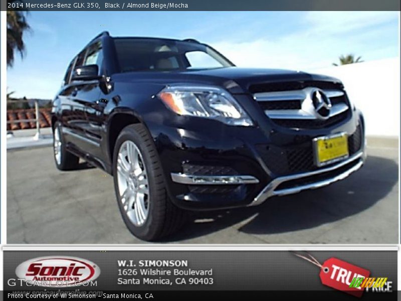 Black / Almond Beige/Mocha 2014 Mercedes-Benz GLK 350