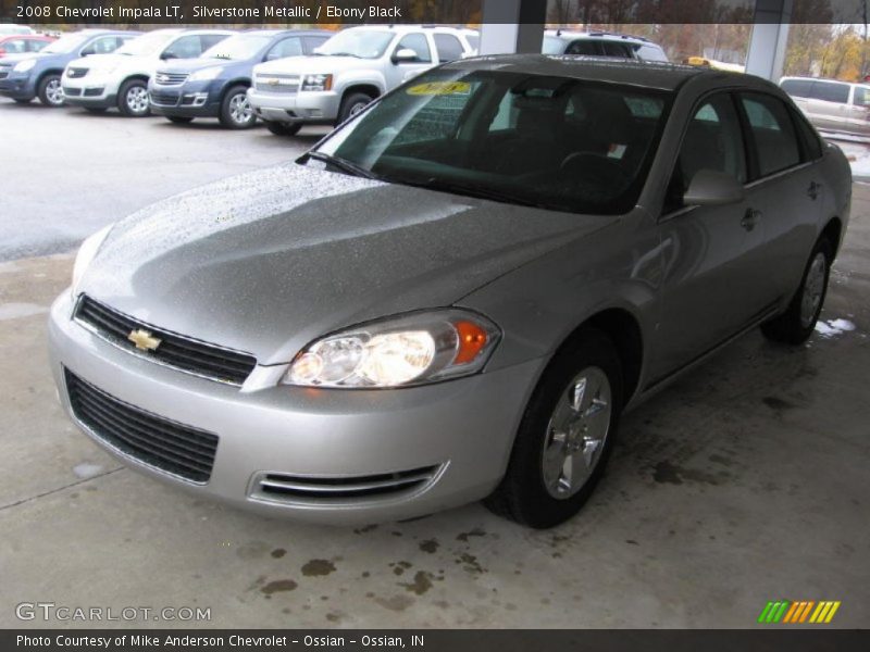 Silverstone Metallic / Ebony Black 2008 Chevrolet Impala LT