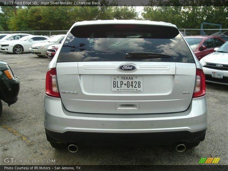 Ingot Silver Metallic / Charcoal Black 2013 Ford Edge SEL