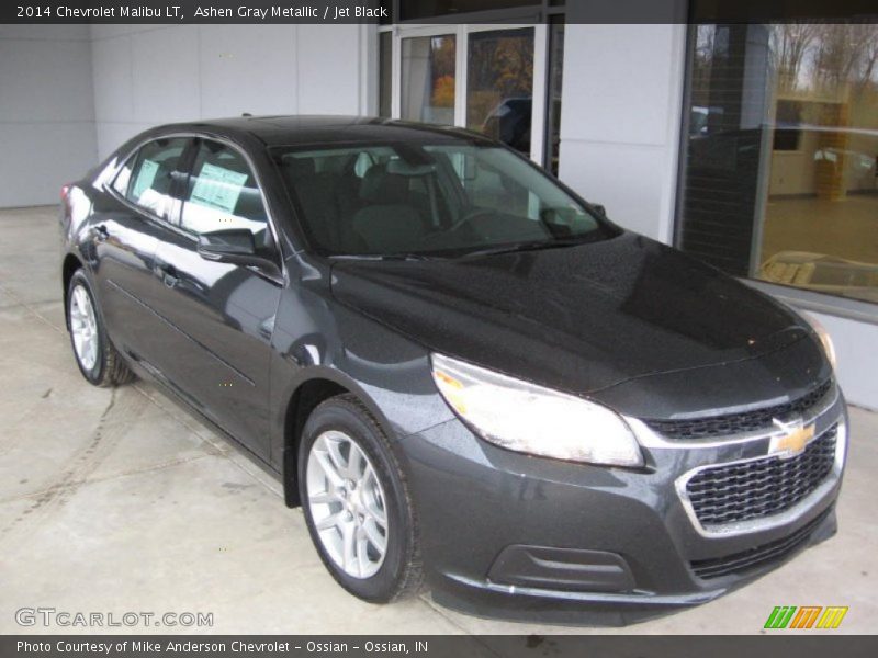 Ashen Gray Metallic / Jet Black 2014 Chevrolet Malibu LT