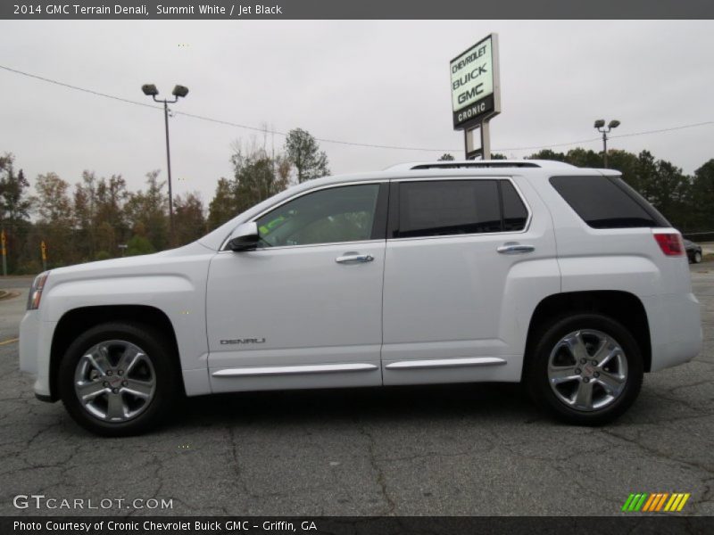 Summit White / Jet Black 2014 GMC Terrain Denali