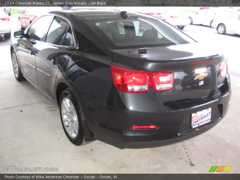 Ashen Gray Metallic / Jet Black 2014 Chevrolet Malibu LT