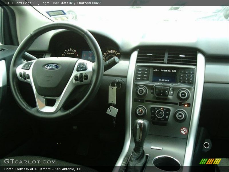 Ingot Silver Metallic / Charcoal Black 2013 Ford Edge SEL