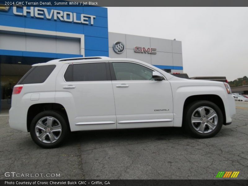 Summit White / Jet Black 2014 GMC Terrain Denali