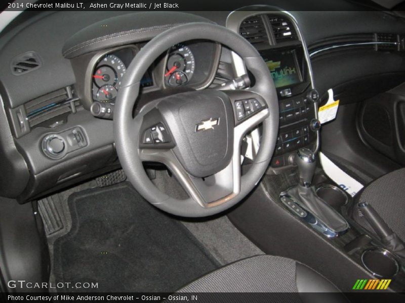 Ashen Gray Metallic / Jet Black 2014 Chevrolet Malibu LT