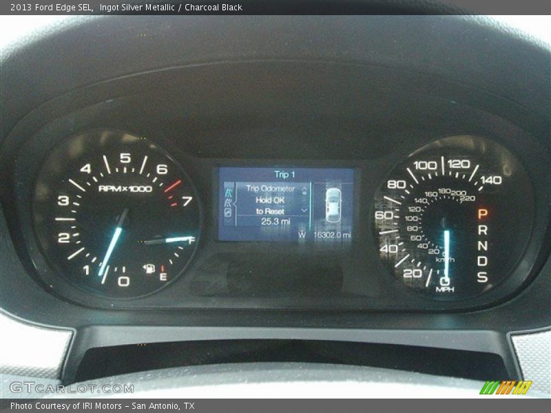 Ingot Silver Metallic / Charcoal Black 2013 Ford Edge SEL