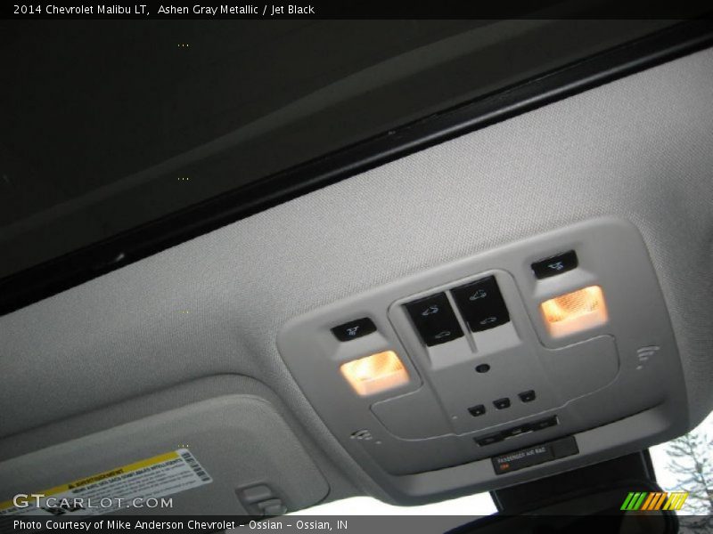 Ashen Gray Metallic / Jet Black 2014 Chevrolet Malibu LT