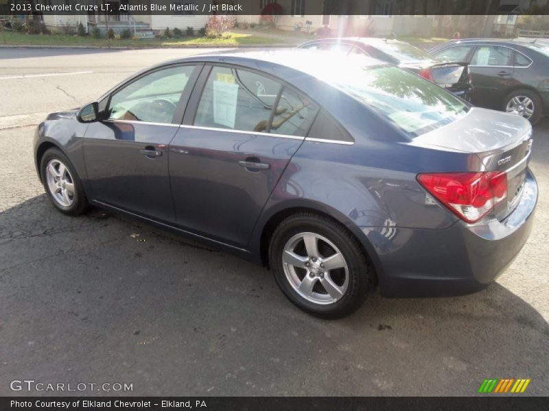 Atlantis Blue Metallic / Jet Black 2013 Chevrolet Cruze LT