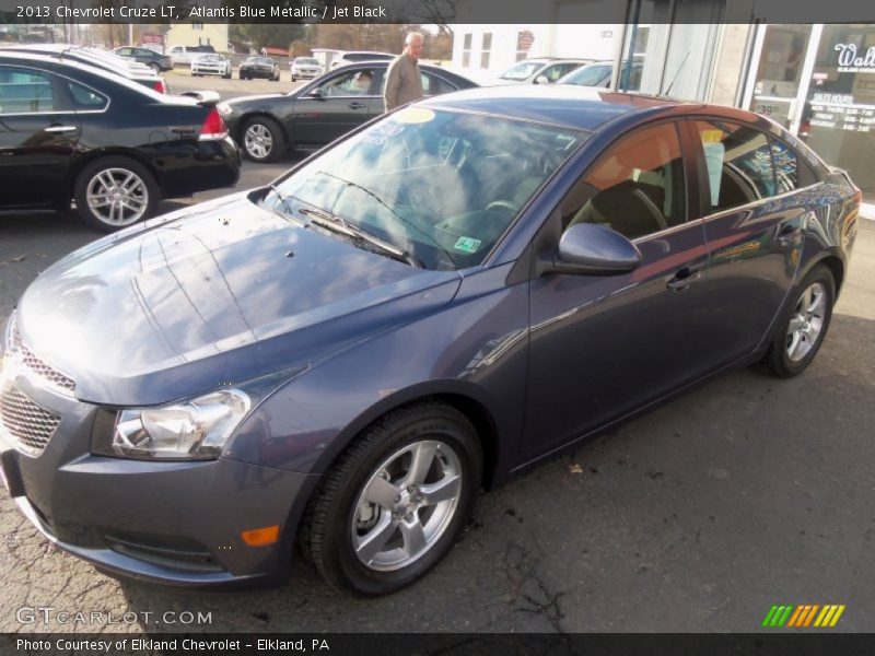 Atlantis Blue Metallic / Jet Black 2013 Chevrolet Cruze LT