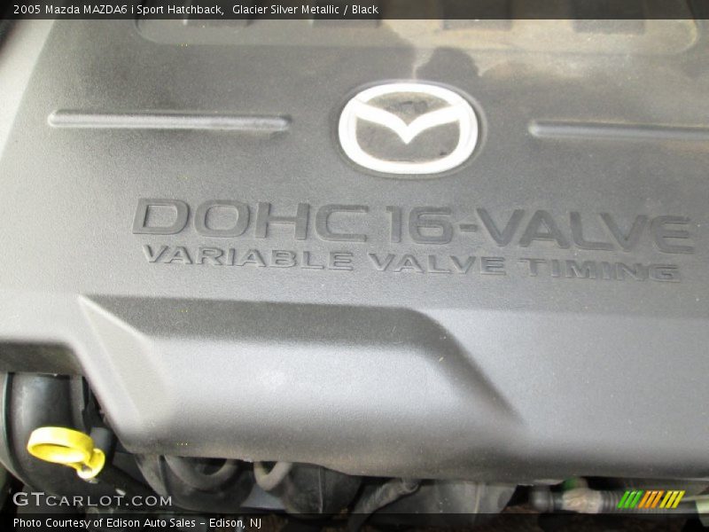 Glacier Silver Metallic / Black 2005 Mazda MAZDA6 i Sport Hatchback